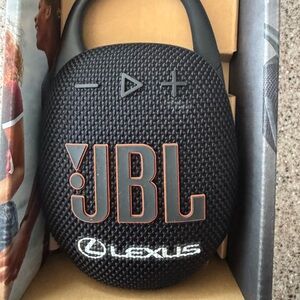 JBL Black and Orange Portable Speaker